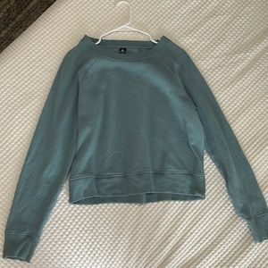 Super warm turquoise crop sweater